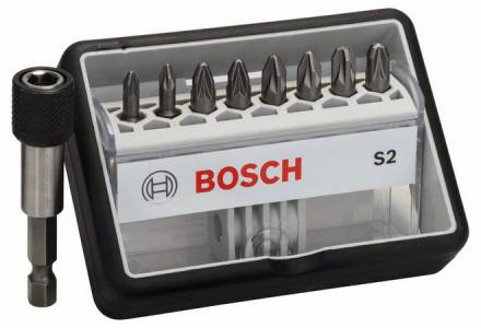 Набор Bosch Robust Line из 8+1 насадок-бит S Extra Hart (2.607.002.561)