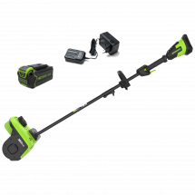 Аккумуляторная снегоуборочная лопата Greenworks GD40SS2 Арт. 2603107UB, 40V, 30 см, с регулируемым направлением выброса, бесщеточный, с 1хАКБ 4 Ач и ЗУ