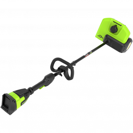 Аккумуляторная снегоуборочная лопата Greenworks GD40SS2 Арт. 2603107UB, 40V, 30 см, с регулируемым направлением выброса, бесщеточный, с 1хАКБ 4 Ач и ЗУ