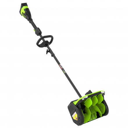 Аккумуляторная снегоуборочная лопата Greenworks GD40SS2 Арт. 2603107UG, 40V, 30 см, с регулируемым направлением выброса, бесщеточный, с 1хАКБ 5 Ач и ЗУ
