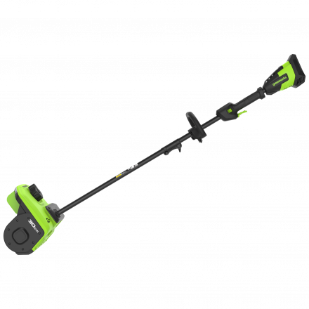 Аккумуляторная снегоуборочная лопата Greenworks GD40SS2 Арт. 2603107UH, 40V, 30 см, с регулируемым направлением выброса, бесщеточный, с 1хАКБ 8 Ач и ЗУ