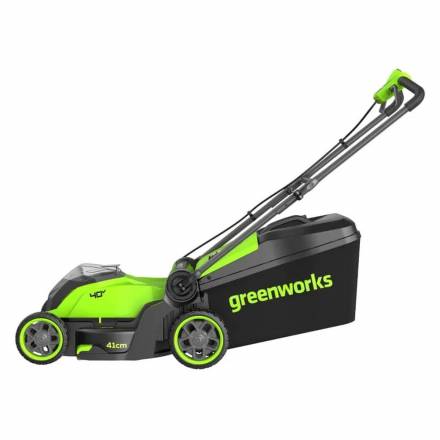 Аккумуляторная газонокосилка Greenworks GD40LM411, 41 см, 40V (без АКБ и ЗУ) (2521007)