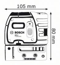 Точечный лазерный нивелир Bosch GPL 5 (0.601.066.200)