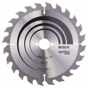 Диск пильный Bosch Optiline Wood,ф230х30х1,8мм,24зуб (2.608.640.627)