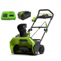Аккумуляторный снегоуборщик Greenworks GD40STK5, 40v, 51 см,2600007UG5А, АКБ 5 А·ч и быстрое ЗУ
