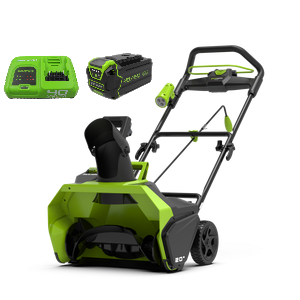 Аккумуляторный снегоуборщик Greenworks GD40STK5, 40v, 51 см,2600007UG5А, АКБ 5 А·ч и быстрое ЗУ