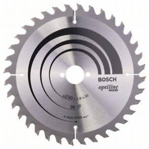 Диск пильный Bosch Optiline Wood,ф230х30х1,8мм,36зуб (2.608.640.628)