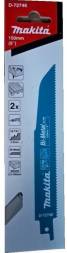 Пильное полотно по дереву с гвоздями Makita 150x1,25x10TPI, 2 шт (D-72746)