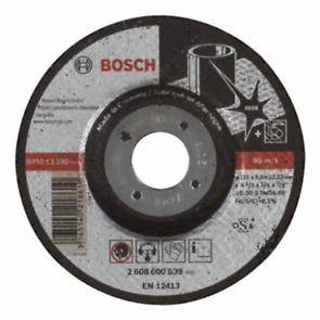 Диск обдирочный BOSCH Expert for Inox 115х6х22 выпуклый, для нерж. стали (2.608.600.539)