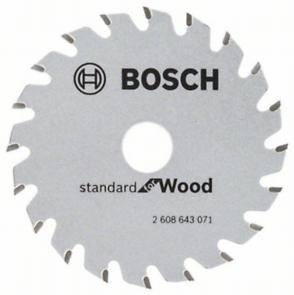 Диск пильный Bosch Optiline Wood,ф85х15х0,7мм,20зуб (2.608.643.071)