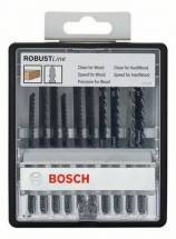 Набор из 10 пильных полотен Bosch Robust Line Wood Expert (2.607.010.540)