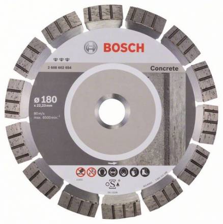 Диск алмазный Bosch 180x22,22 Best for Concrete (2.608.602.654)