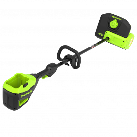 Аккумуляторная снегоуборочная лопата Greenworks GD60SS2 Арт. 2603207UH, 60V, 30 см, с регулируемым направлением выброса, бесщеточный, c 1хАКБ 8Ач и ЗУ