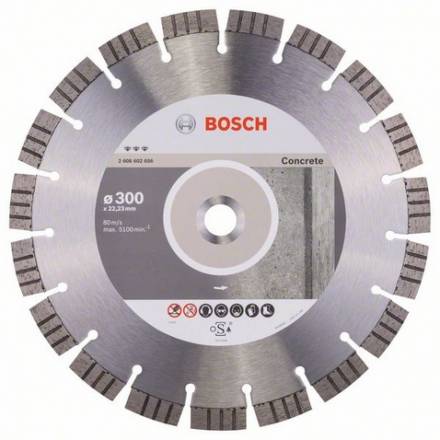 Диск алмазный Bosch 300x22,22 Best for Concrete (2.608.602.656)
