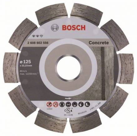 Диск алмазный Bosch 125x22,22 Expert for Concrete (2.608.602.556)