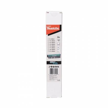 Набор ударных торцевых головок Makita 1/2, 8 шт Makita E-16601