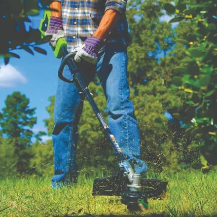 Триммер аккумуляторный Greenworks GD40BCK4 АКБ G-MAX (АКБ 4 А.ч; ЗУ)