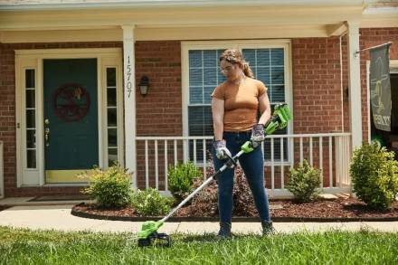 Триммер аккумуляторный Greenworks GD40LT 40В, 38см (без АКБ и ЗУ)