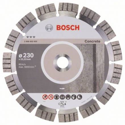 Диск алмазный Bosch 230x22,22 Best for Concrete (2.608.602.655)