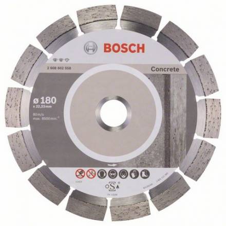 Диск алмазный Bosch 180x22,22 Expert for Concrete (2.608.602.558)