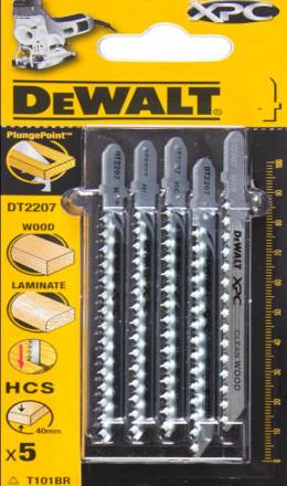 Пилки для лобзика DeWALT DT 2207