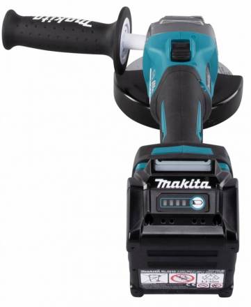 Аккумуляторная болгарка (УШМ) Makita GA005GU201 (125мм, 40В, 2*АКБ 4А·ч F серии)