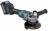 Аккумуляторная болгарка (УШМ) Makita GA005GU201 (125мм, 40В, 2*АКБ 4А·ч F серии)