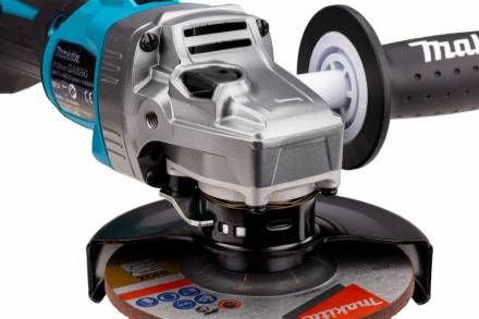 Аккумуляторная болгарка (УШМ) Makita GA005GU201 (125мм, 40В, 2*АКБ 4А·ч F серии)