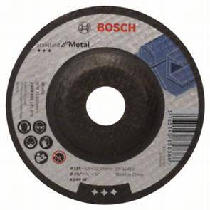 Диск обдирочный BOSCH Standard 115х6х22 выпуклый, для металла (2.608.603.181)