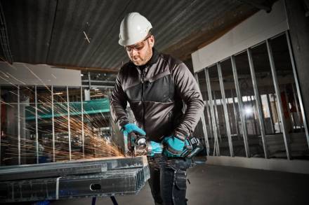 Аккумуляторная болгарка (УШМ) Makita GA013GU101 (125мм, 40В, 1*АКБ 4А·ч  F серии)