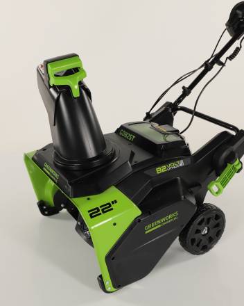 Аккумуляторный снегоуборщик Greenworks GD82STK5, 2602507UH ,82v, 56 см, АКБ 8 А·ч и ЗУ