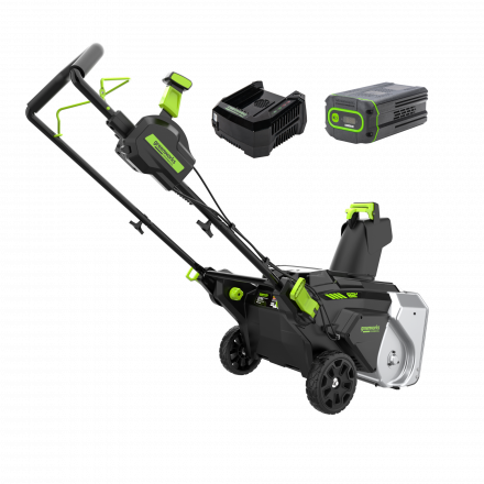 Снегоуборщик аккумуляторный Greenworks 82SN22 Арт. 2603307UH, 82V, 56 см, бесщеточный, c 1хАКБ 8АЧ и ЗУ