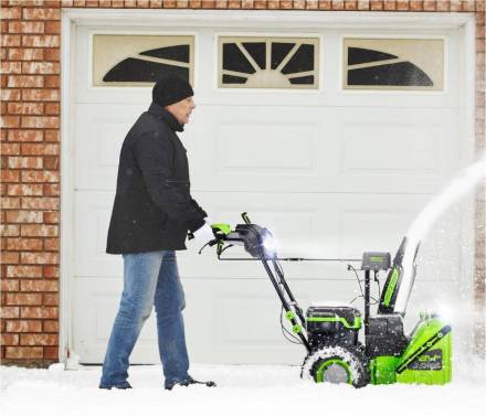 Снегоуборщик Greenworks GD82, 82v, 61 см, без АКБ и ЗУ (самоходный ,аккумуляторный) 2602807