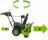 Снегоуборщик Greenworks GD82ST56, 82v, 61 см, в комплекте 3 шт. АКБ 2.5 А·ч и двойное ЗУ (самоходный ,аккумуляторный) 2602807U3А