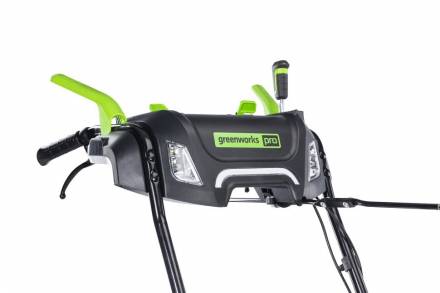 Снегоуборщик Greenworks GD82ST56, 82v, 61 см, в комплекте 3 шт. АКБ 5 А·ч и двойное ЗУ (самоходный ,аккумуляторный) 2602807U3B