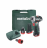 Аккумуляторная дрель-шуруповерт Metabo PowerMaxx BS Quick,  (2x2Ач, 2 насадки, кейс) (618138310)