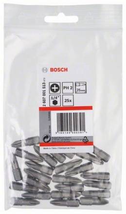 Набор Bosch из 25 бит 25 мм PH2 Extra Hart (2.607.001.513)