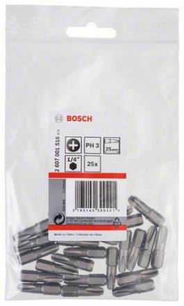 Набор Bosch из 25 бит 25 мм PH3 Extra Hart (2.607.001.516)