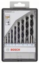 Набор спиральных свёрл по древесине Bosch Robust Line (2.607.010.533)