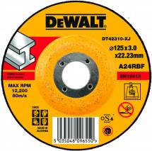 Отрезной круг по металлу DeWALT DT 42310, 125 x 22.2 x 3 мм (вогнутый)