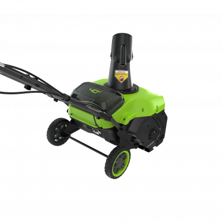 Снегоуборщик аккумуляторный бесщеточный Greenworks GD40STX2, 40V, 51 см, с 1хАКБ 5 Ач и ЗУ (2603407UG)