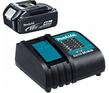 Аккумулятор BL1840B (18В, 4.0 Ач, Li-Ion)+зарядное устройство DC18SD Makita 19SD40-1