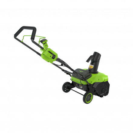 Снегоуборщик аккумуляторный бесщеточный Greenworks GD40STX2, 40V, 51 см, с 1хАКБ 8 Ач и ЗУ (2603407UH)