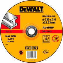 Отрезной круг по металлу DeWALT DT 42610, 230 x 22.2 x 3 мм (вогнутый)