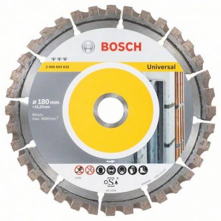 Диск алмазный Bosch 180x22,2 Best for Universal (2.608.603.632)