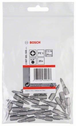 Набор Bosch из 25 бит 25 мм PZ1 Extra Hart (2.607.001.556)