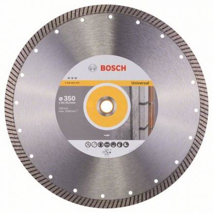 Диск алмазный Bosch 350x20/25,40 Best for Universal Turbo (2.608.602.678)