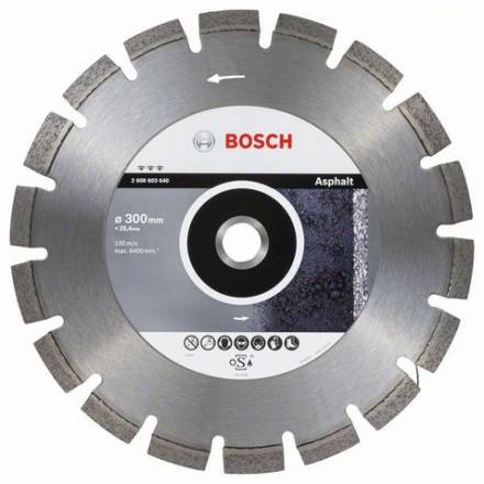 Диск алмазный Bosch 300x25,4 Best for Asphalt (2.608.603.640)