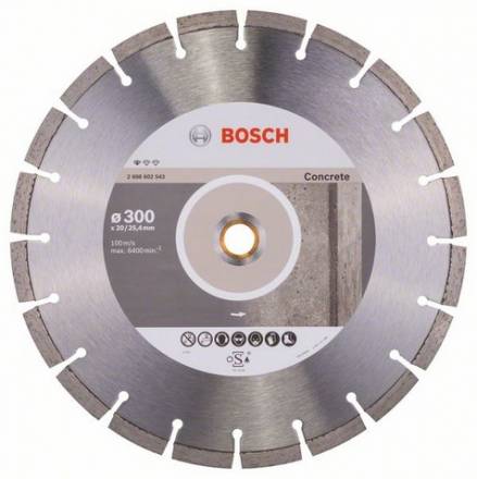 Диск алмазный Bosch 300x20/25,4 Standard for Concrete (2.608.602.543)