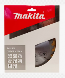 Диск пильный для дерева Makita, 165x20x1.2 мм; 24 зуба (D-51409)